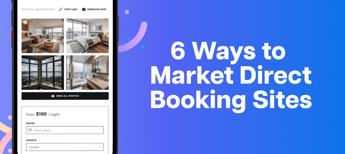 6 Ways to Market Your Direct Booking Website